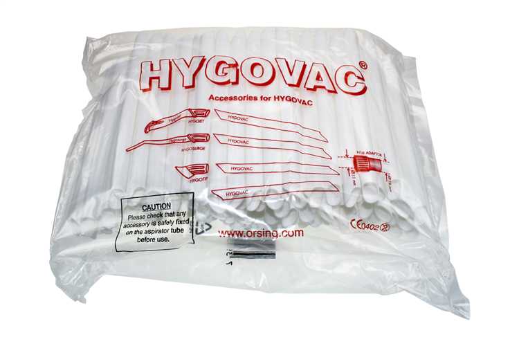 Hygovac engångs salivsug rak